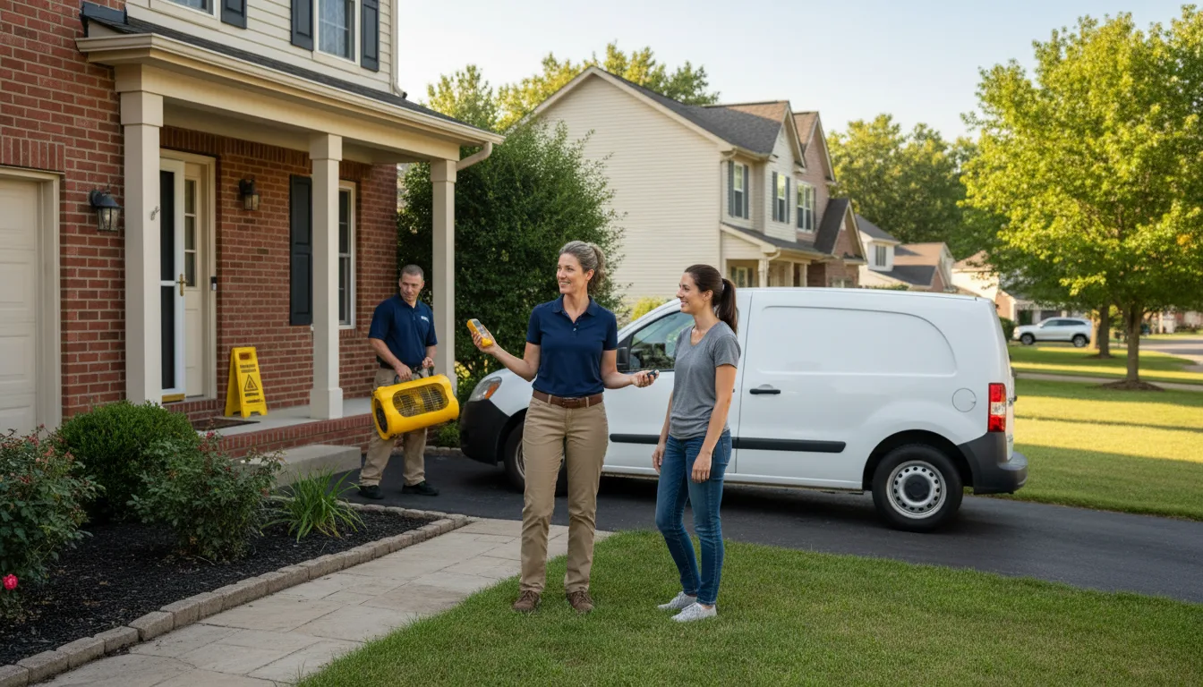 Water restoration image for Fire And Smoke Damage Restoration in Brookville, OH
